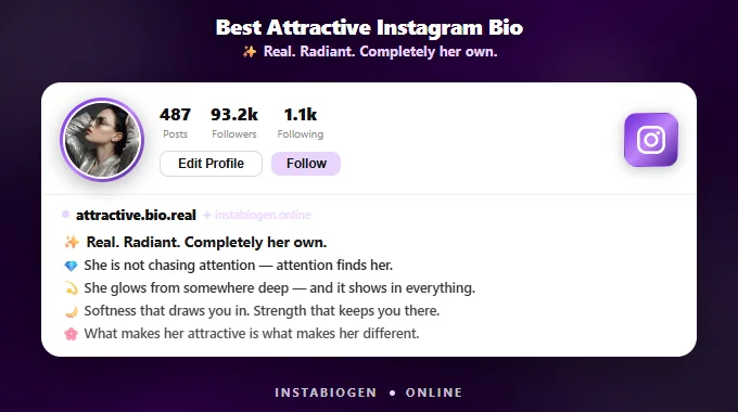 Attractive Instagram Bio – Magnetic & Eye-Catching Bios